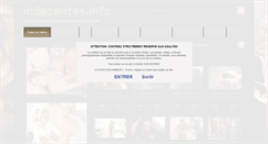 Desktop Screenshot of indecentes.info