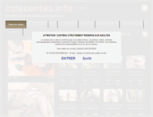 Tablet Screenshot of indecentes.info